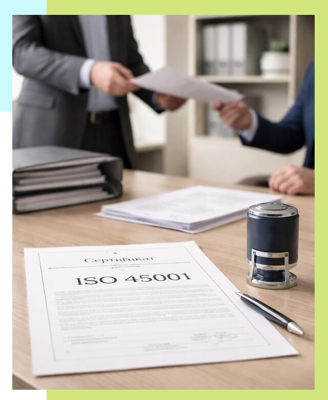 Сертификат ISO 45001 в Истре под ключ от 45720 р. | Сертэкс